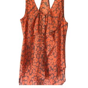 Yoana Baraschi Orange professional racerback top